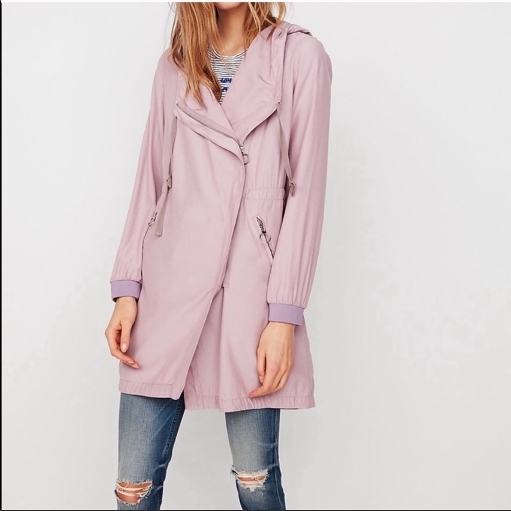 Express lilac lightweight parka